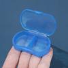 Pill Box Mini Pill Case 2 Grids Tablet Pill Organizer Case Dispenser Travel Tablet Holder Container Medicine Drug Storage Box