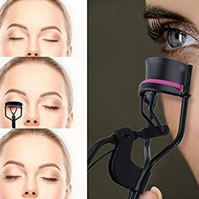 Mit 10 Stück Ersatzpads Wimpernbieger Damen Professionell Wimpernbiegezange Clips Langanhaltendes Augen Make-up Schönheitswerkzeuge