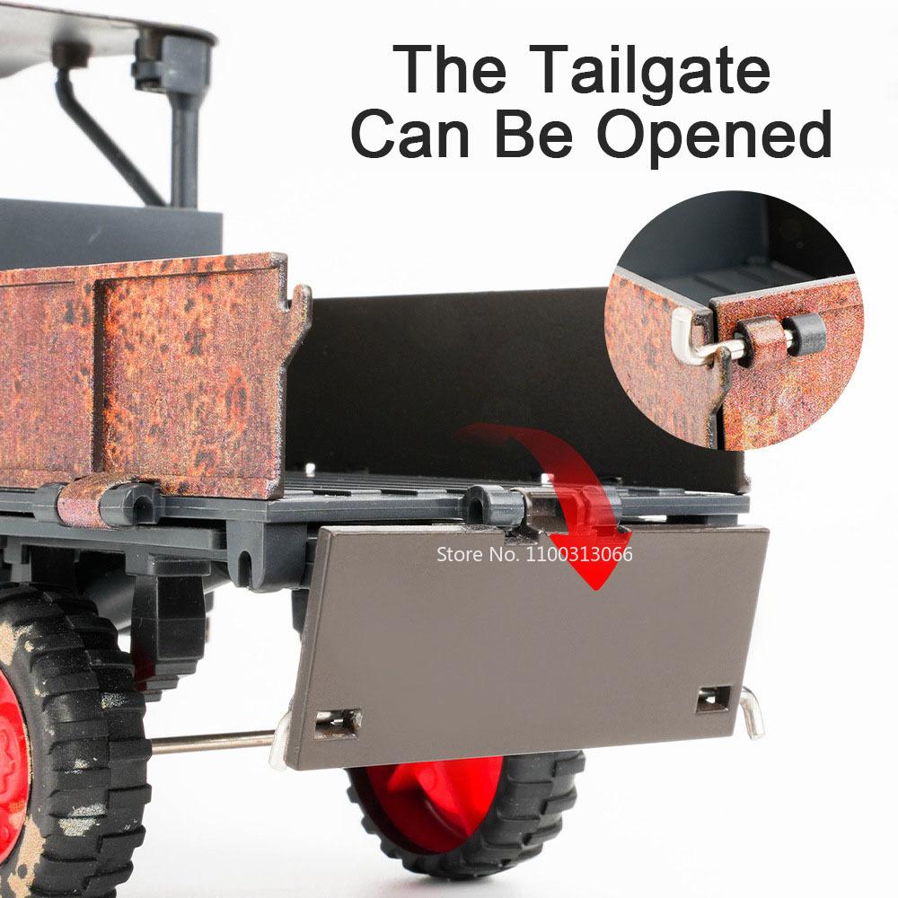 1/24 Trattore Girevole Auto Giocattoli in Lega Modello Metallo Pressofuso Camion Veicoli Modelli Trattori Retrò Vintage per Regali di Compleanno Ragazzo