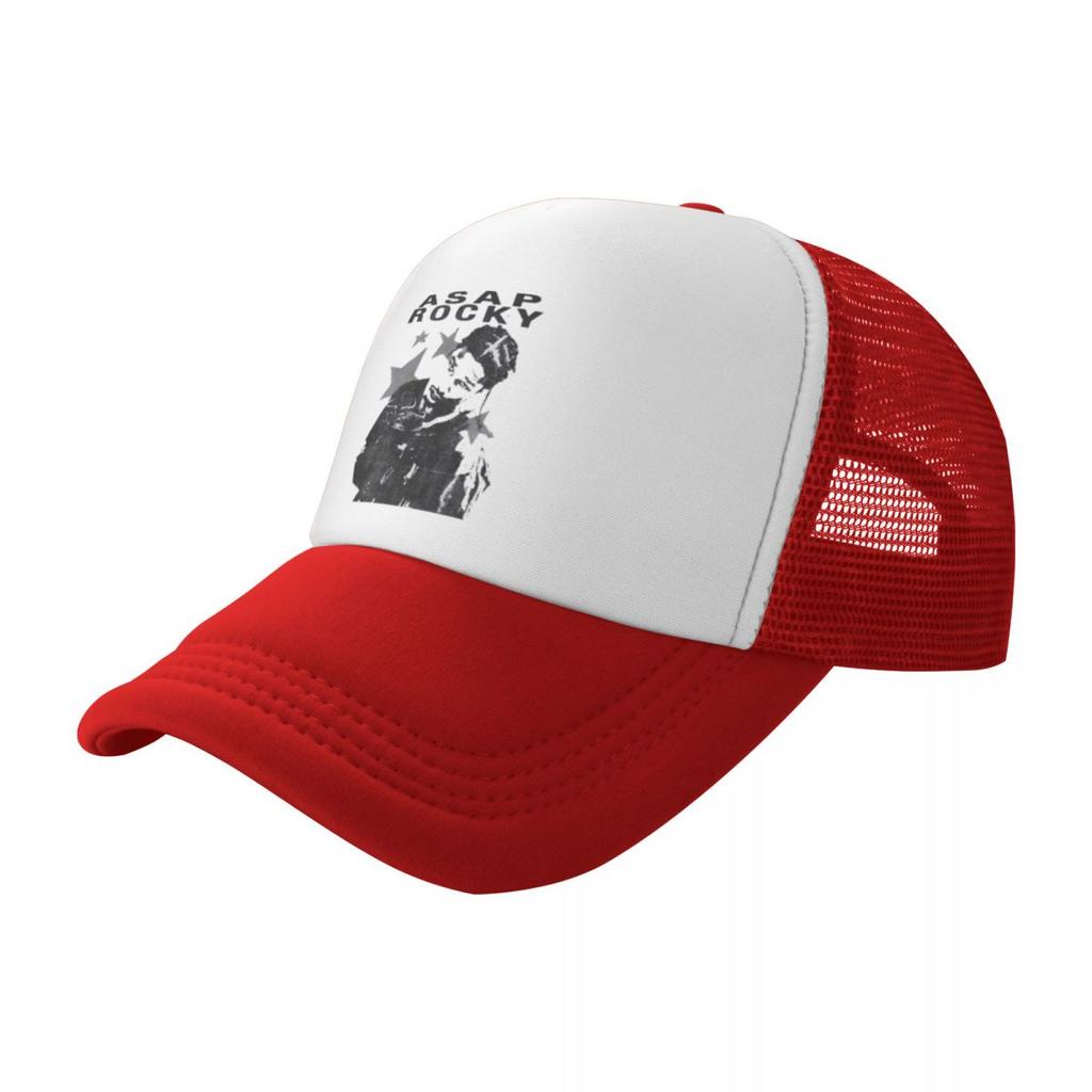 ASAP Vintage Rockey Summer Mesh Baseball Caps For Mens Camping Female Beach Sun Hat Hip Hop Trucker Cap