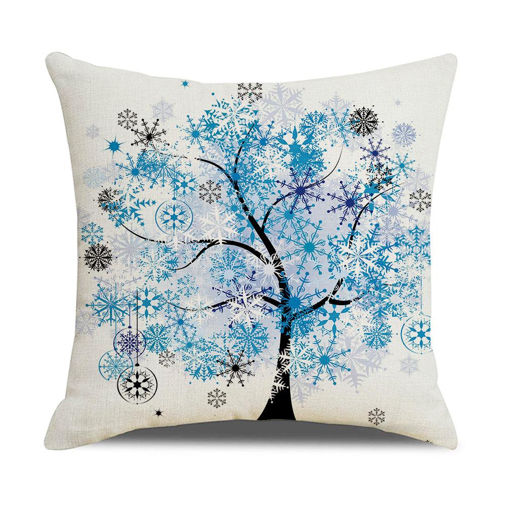 Ins Nordic Style Cartoon Tree Car Sofa Pillow Custom Nap Pillow Lumbar Cushion Cover Home