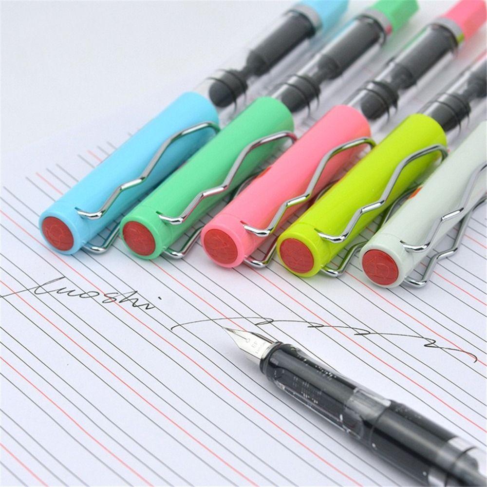 

Business Durable Write Smooth Students Piston Pen EF Tip Practice Calligraphy