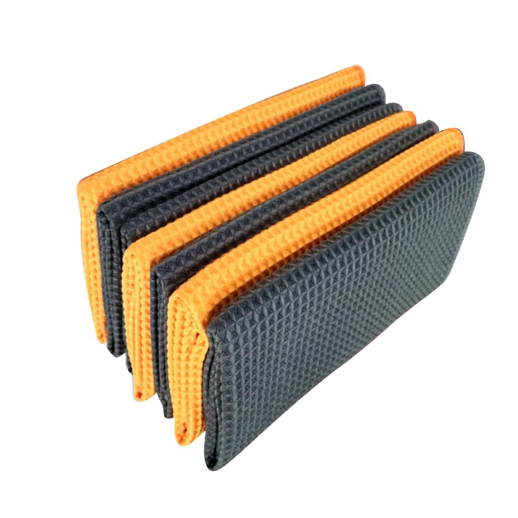 Car Cleaning Towel Highly Absorbent Multifunctional Microfiber Waffle Washing Towels for Window