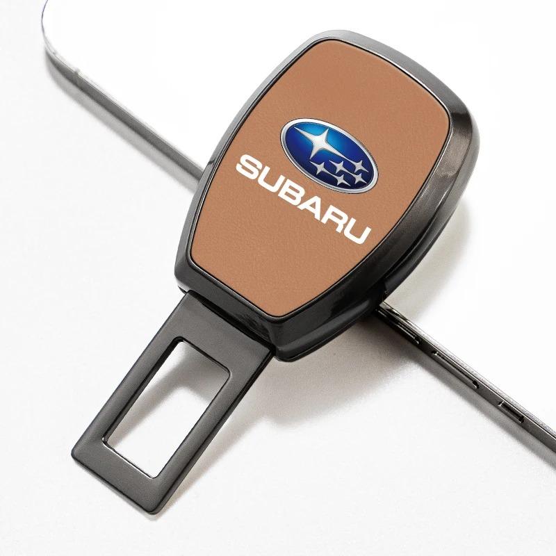 Auto Seatbelt Buckle Extender Safety Belt Extension Clip Car Interior Accessories Fit Subaru Forester XV Outback WRX Legacy