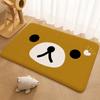 R-Rilakkuma Anime Floor Mat Floor Mat Soft Flannel Non-Slip Door  Rug for Living Room