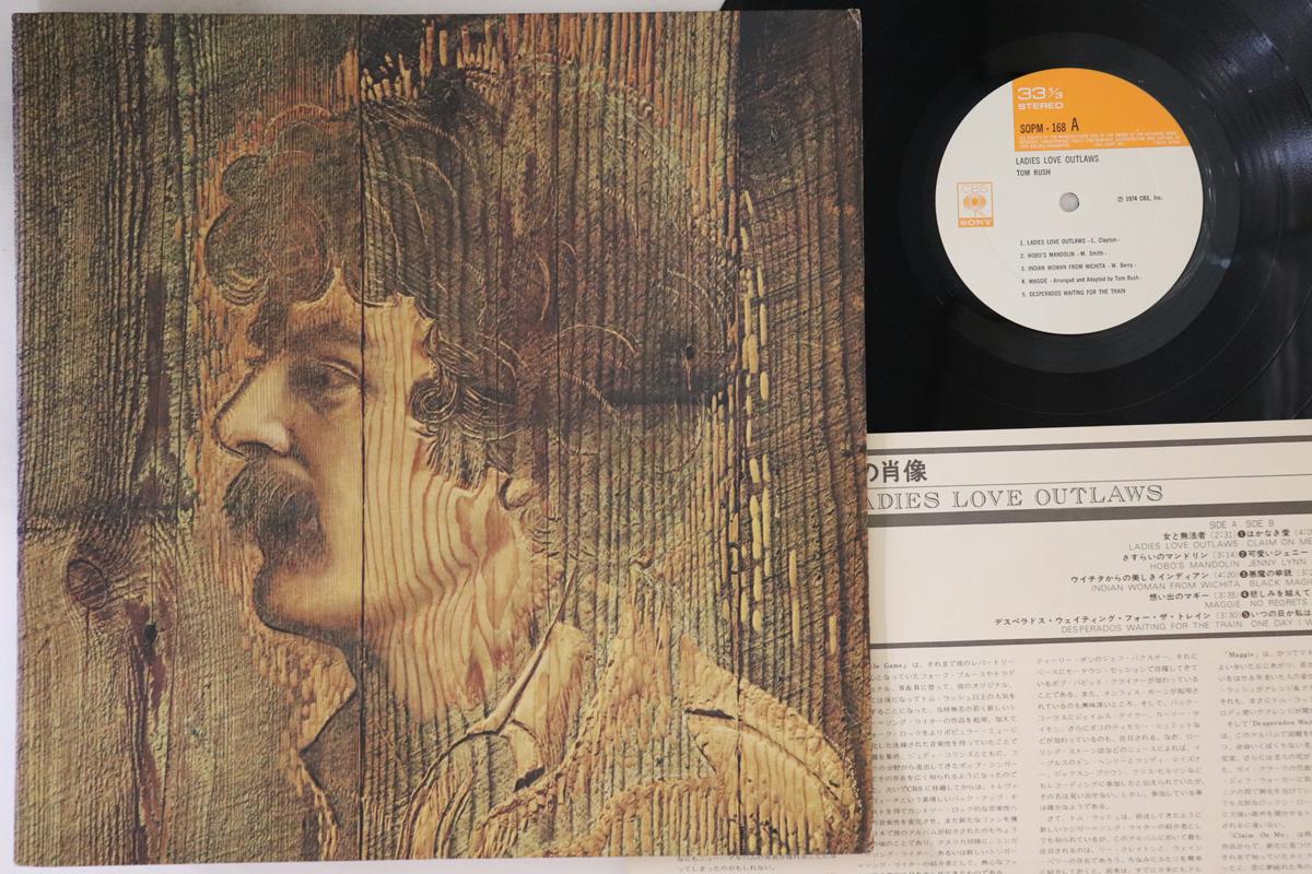 

LP Record TOM RUSH - Ladies Love Outlaws SOPM168 CBS SONY 1974 Japan Rock Used