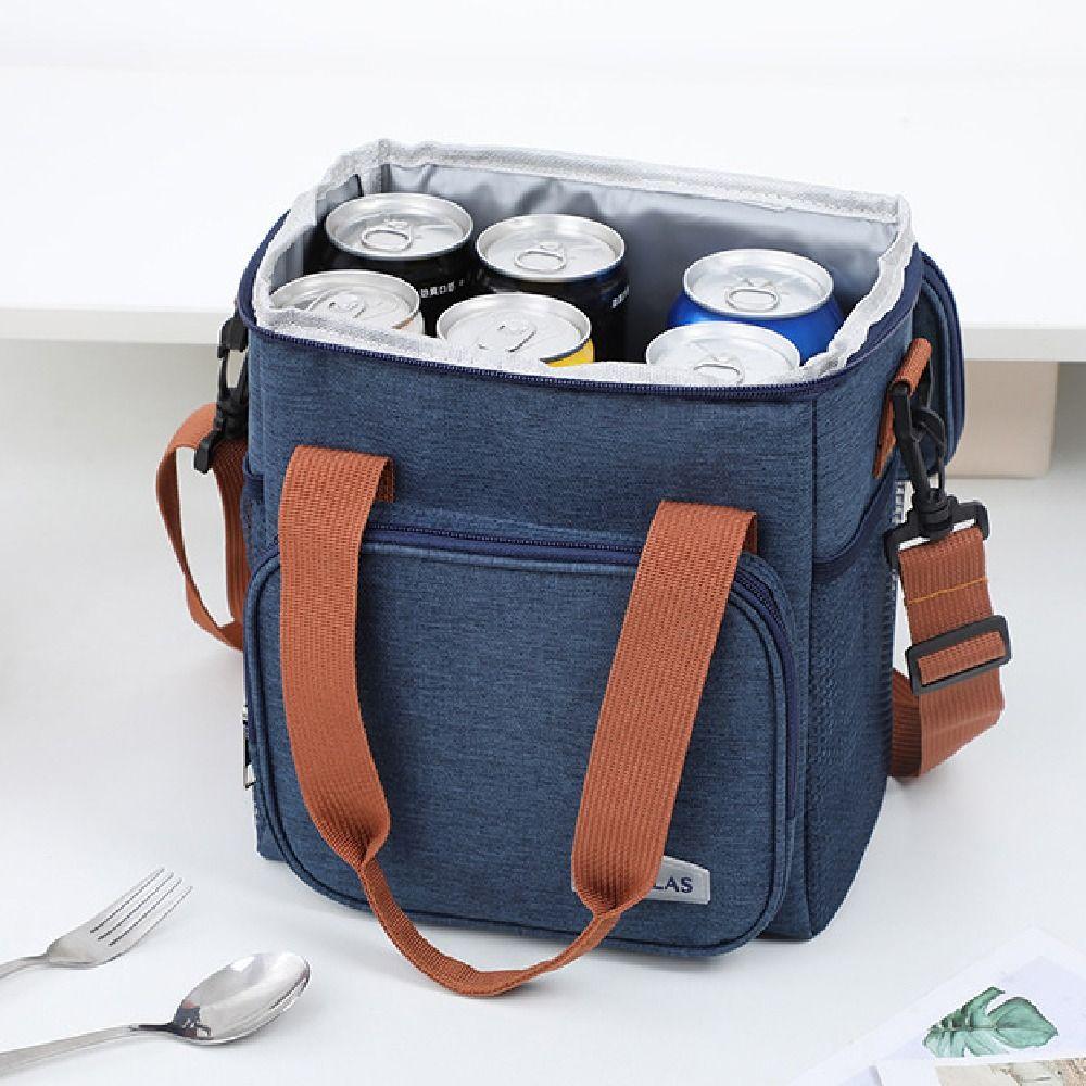 Large Capacity Insulated Lunch Bag Lightweight Picnic Tote Bag  Daily Use