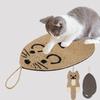 Mice Shape Cat Scratcher Sisal Mat Board - Nail Sharpening Sofa Protector Ideal Cat Tree Furniture Protector for Cats
