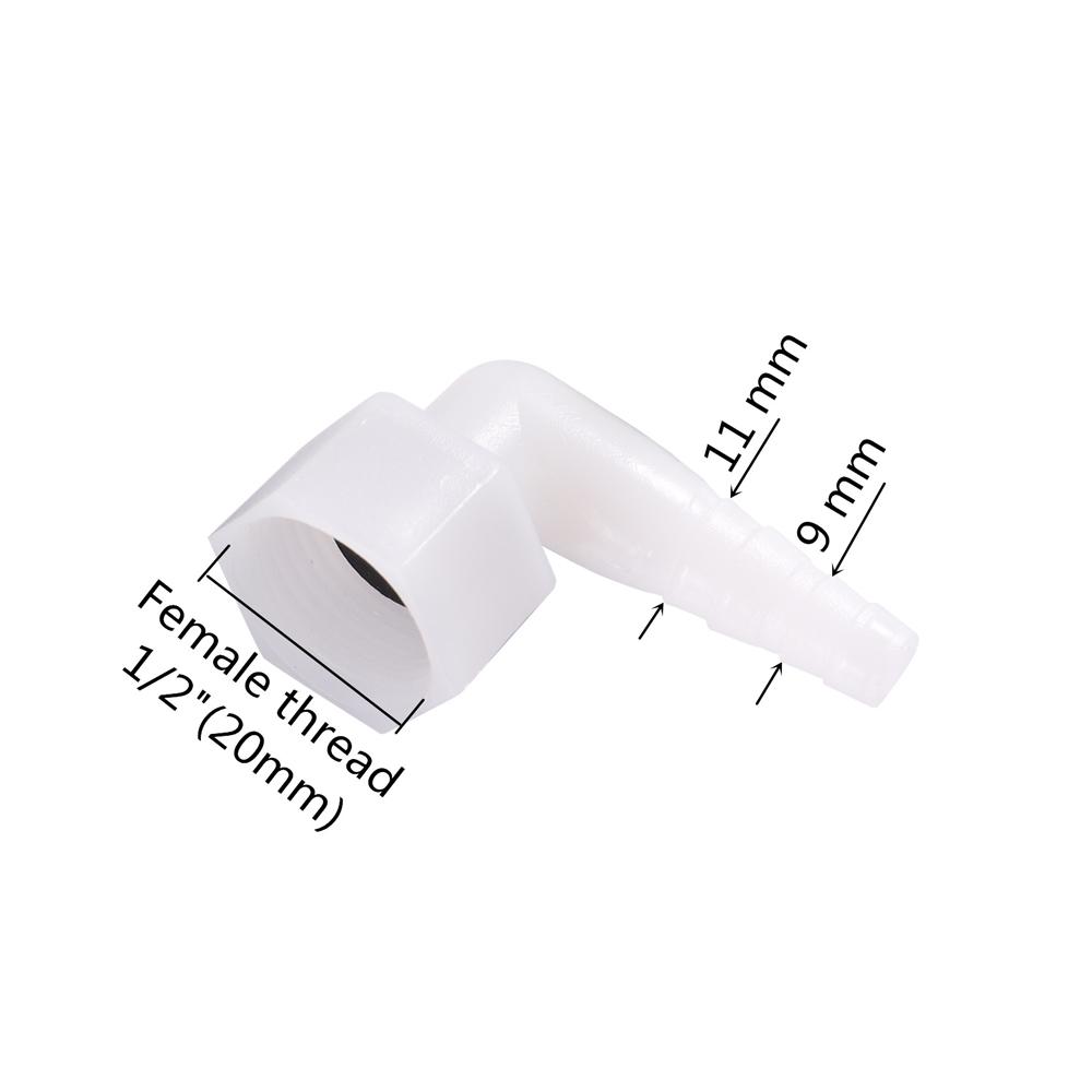 1/2" Female Thread Water Tank Connectors ID 9~13mm Aquarium Fish Tank Outlet Joints Bucket Connector Adapter Drain Pipe Fittings