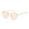Square Metal Oversized Sunglasses Unisex Fashion UV400 Protection for Driving and Holiday Trips Classic Versatile Design