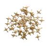 50pcs/bag Brass Star Geometry Charms Pendant For DIY Jewelry Earrings Necklaces Bracelet Crafts Handmade Making Findings