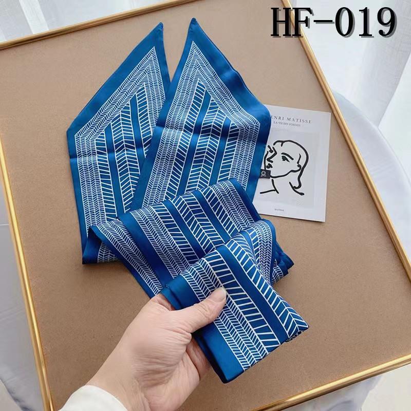 Luxury Long Silk Scarf Bag Tie Lady Neck Skinny Scarves Hairband Foulard Horse Print Brand Women Neckerchief Ribbon