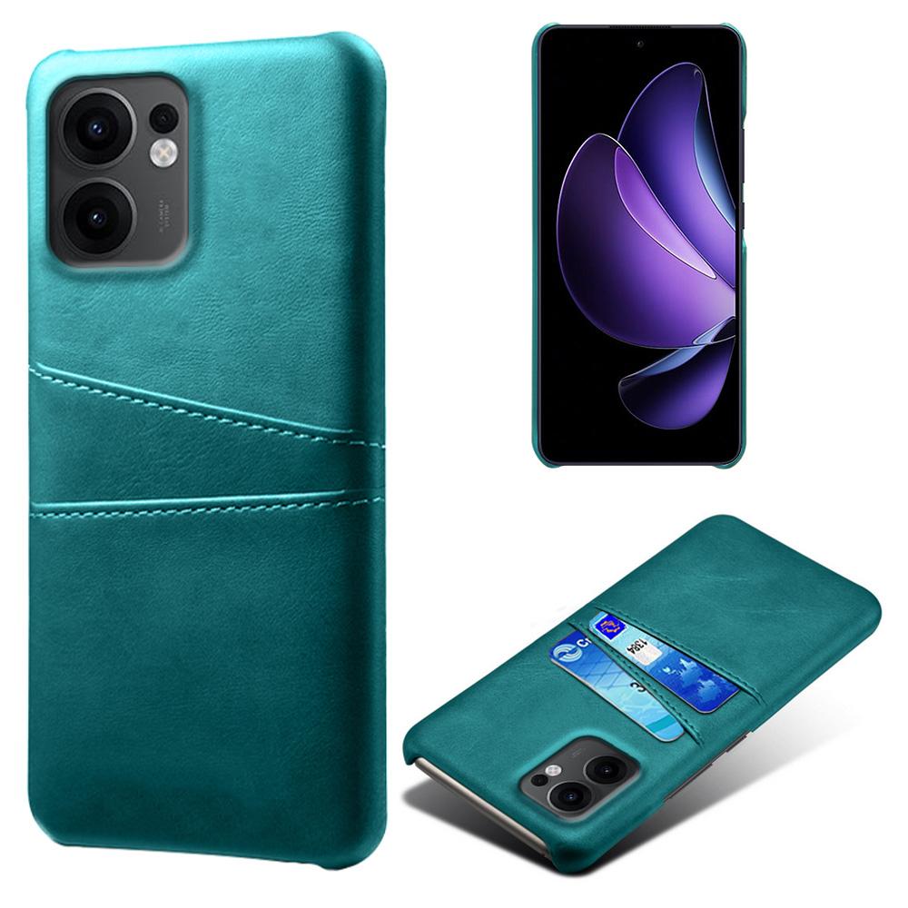 For Oppo Reno13 F 5G Case Dual Card Slots PU Leather+Hard PC Phone Cover