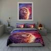 Lion Cosmic Artwork Bedding Duvet Cover Sets Duvet Covers Pillowcases Gifts (1 * Duvet Cover 2 * Pillowcases, Without Duvet Insert)