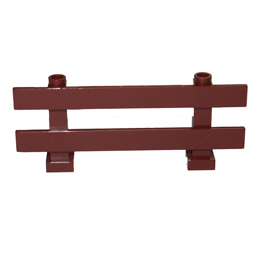 Construction Block City Accessories MOC Part Fence Railing Stair Barrier Ladder Guard Bar Castle Garden Farm Military Assemble Brick