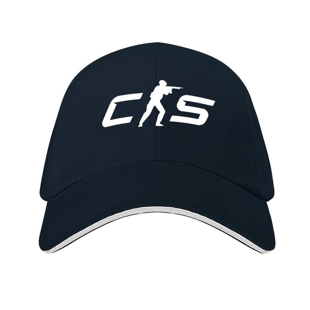 CounterStrike 2 Logo White High Res CS2 Baseball Cap Winter Hat Golf Hat Hip Hop Mens Caps Womens