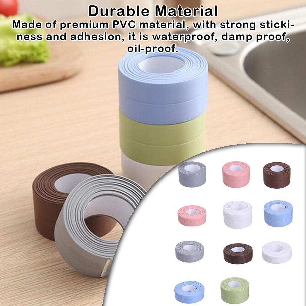 Sealing Strips Mildew-Proof Colorful Wall Sticker Anti-mold Strong Self Adhesive Tape Toilet Corner Windows Shower Stove