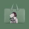 Cute Cartoon Bear Print Laptop Handbag Waterproof PU Shockproof Notebook Carrying Bag For Macbook Huawei Xiaomi 13-16 Inch
