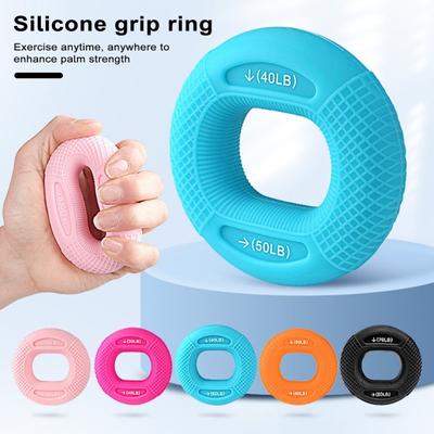 Verstellbarer Handgriff, elastisch, starke Zähigkeit, kompakte Größe, ergonomisches Design, schwerer Greifer, Fitness-Hand-Finger-Trainingsring
