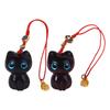 Wooden Key Chain Wooden Cat Keychain Mobile Phone Chain Mobile Phone Lanyard Mobile Phone Strap