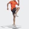 Adidas Letter Mid-Rise Fitted Casual Shorts Men Shorts Black H36472