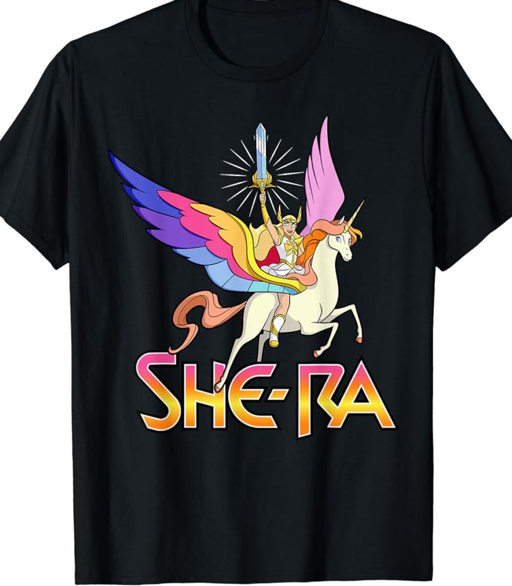 She Ra Princess Masters of the Universe T-shirt black All sizes S разноцветный