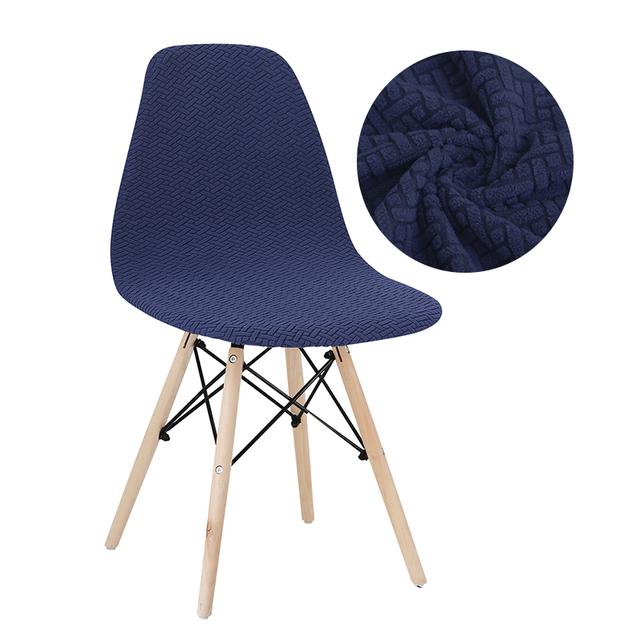 Sammet och Polar Fleece Tyg Skal Stolsskydd Stretchiga Skandinaviska Stolsskydd Matbordsstolsskydd För Hotellanvändning Hemvardagsrum