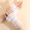 Bell Sleeve Faux Wrist Cuffs Decorative Gloves Nail Art Props Fairy Sleeves for Women