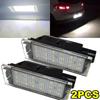 1/2Pc Car LED Canbus License Plate Light Error Free 18 SMD Lamp For Renault Megane 2 Clio 3 Laguna 2 Espace 4 Twingo Master Vel