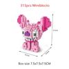 236-313pcs  Stitch Building Blocks Toy Diamond  Bricks Lilo Stitch Doll Figurines Children Birthday Gifts