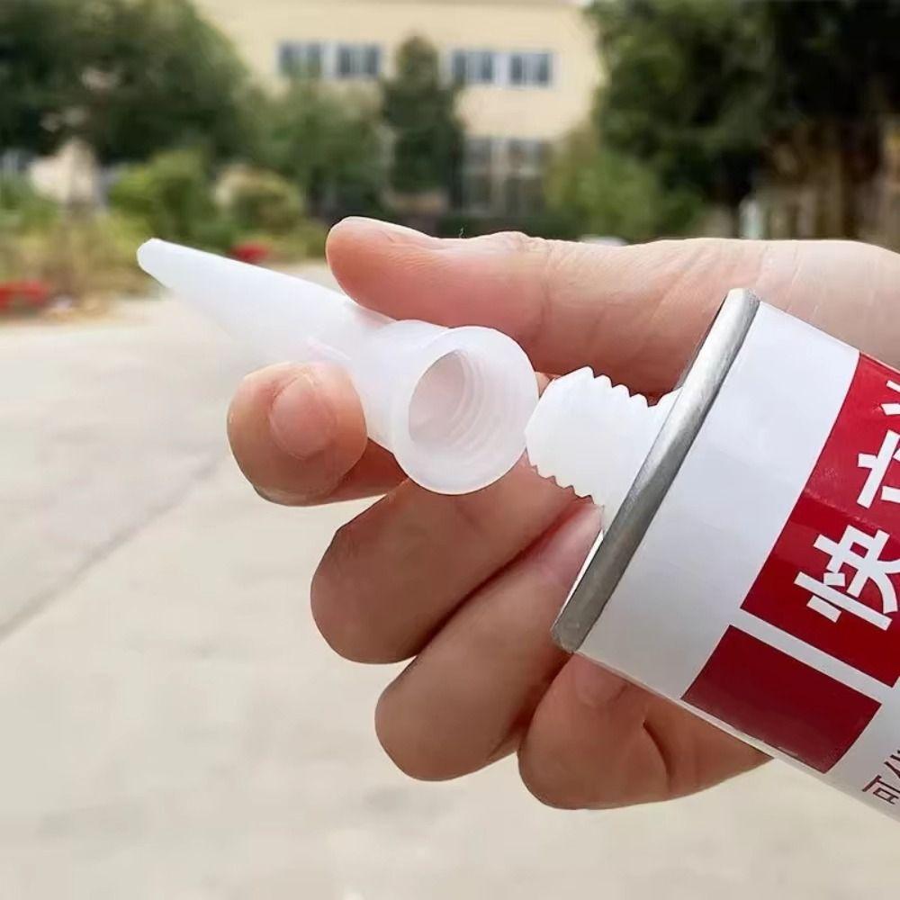 20 Pcs Universal Glass Glue Nozzles Handy DIY Tool Sealant Cover  Home Construction Tools