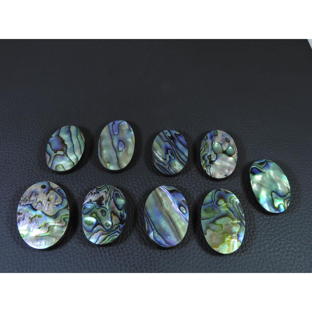 337Cts.Abalone Shell Oval Cabochon Loose Natural Gemstone 09Pcs Lot 30-33MM C-1720