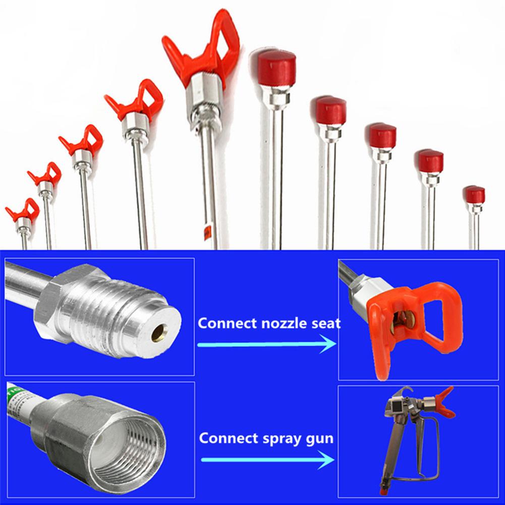 1pc 20cm/30cm/50cm Airless Paint Sprayer Tip Extension Pole Spray Tool Fits For Titan Wagner Spray Gun Tool Parts