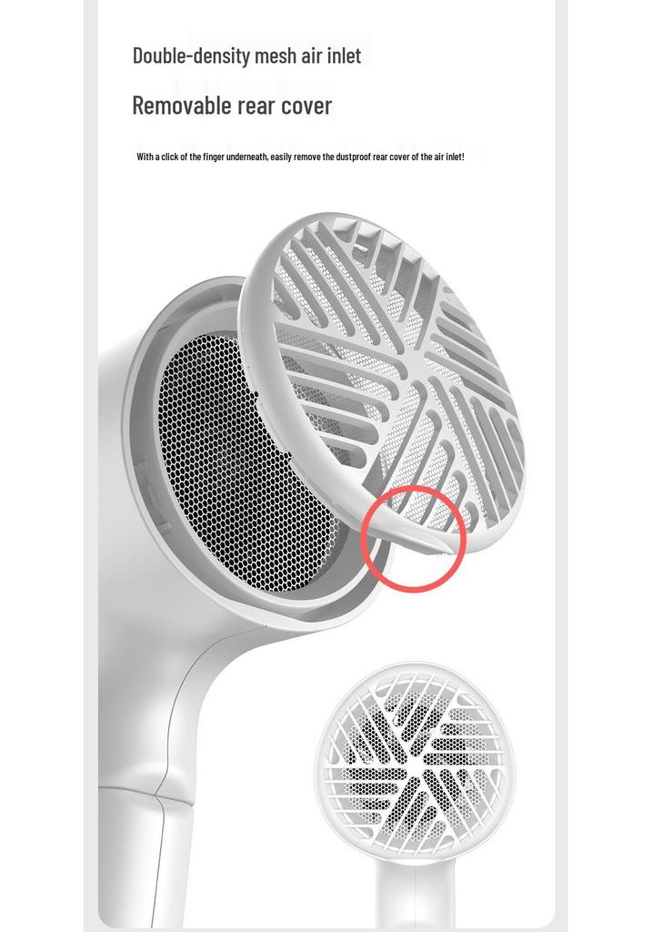 Compact Foldable Hair Dryer 110V for Home, Hotel, Dormitory, and Student Use