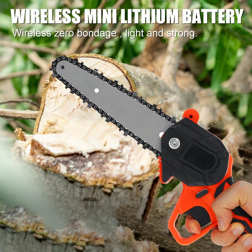 NEW 2000W 4/6Inch Mini Removable Pruning Electric Chainsaw With 10000mAh Battery One-Hand Electric Saw Logging Cutter