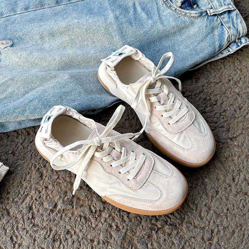 Saténové německé tréninkové boty ve stylu baletek dámské 2025 nová módní všestranná, pohodlná a lehká sportovní a volnočasová obuv Forrest Gump