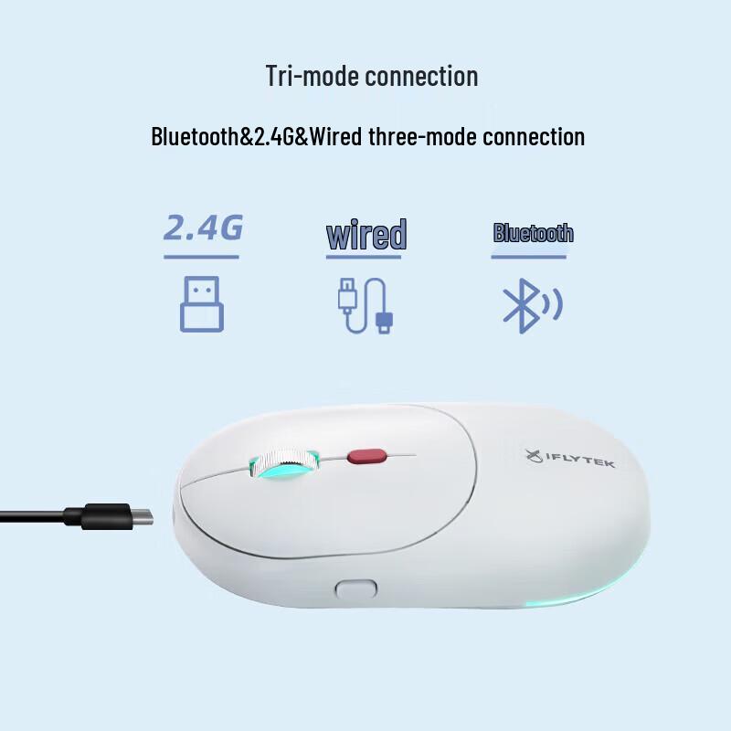 iFLYTEK AM30 AI Smart Tri-Mode Wireless Mouse