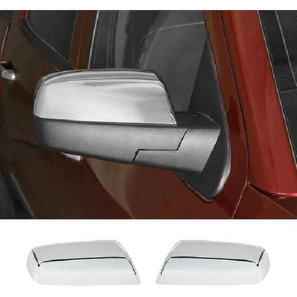 For 2014-18 Chevrolet Silverado Exterior Rearview View Mirror Cover Trim Chrome