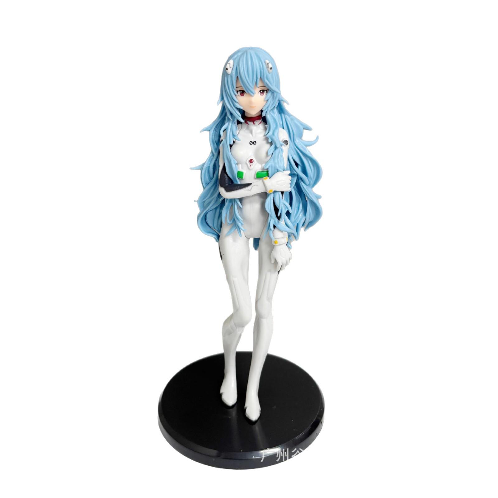 

Evangelion EVA Rei Ayanami Standing Pose Anime Figure Ornament Model