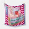 Twill Silk Scarf Woman Box Digital Printing Square Scarves Wraps Bandana Small Hijab Silk Foulards Tie Headband Neckerchief 53CM
