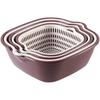 Multifunctional Double-Layer Basin & Drain Basket Set for Fruits and Vegetables