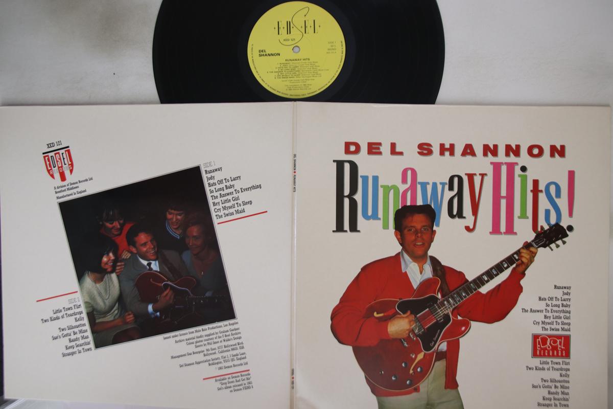 Виниловая пластинка DEL SHANNON Runaway Hits XED121 EDSEL 1984 Великобритания Рок Б/у