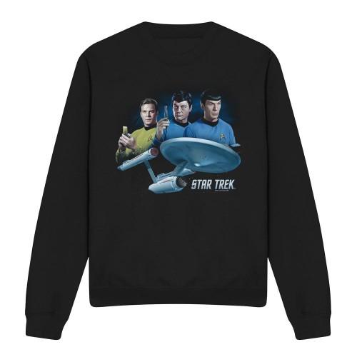 STAR TREK Unisex Adult Hand Three Sweatshirt