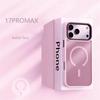 Frosted Matte Translucent Magnetic Phone Case For 17 Air 17 16 15 14 13 Pro Max For Magsafe Wireless Charge Shockproof Cover