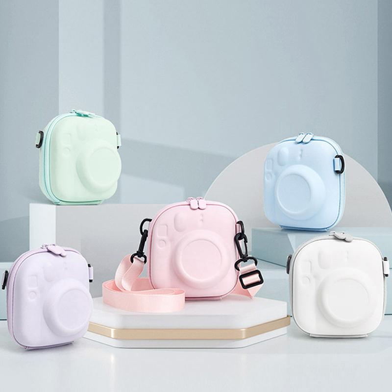 Carrying Shockproof Eva Camera Case Bag For Instax Mini 7+/8/9/11/12/40 Cameras Bag Adjustable Strap Camera Pocket