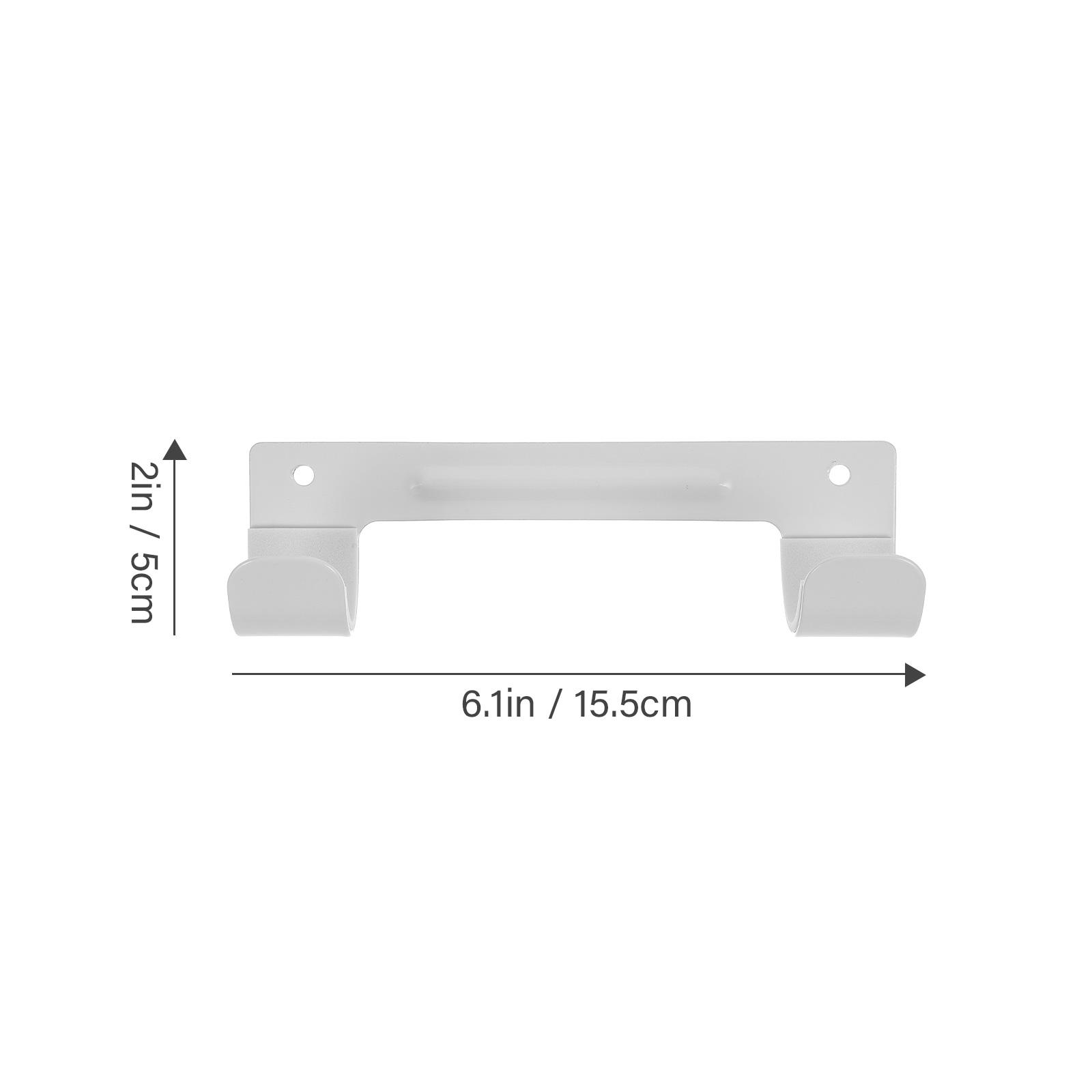 

Wall Mount Ironing Board Holder Heavy Duty Steel For Iron Accessories Storage Rack Household Hanging Hook Organizer білий