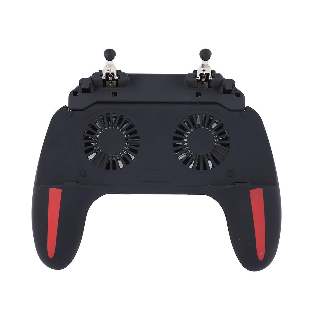 Mobile Game Controller with Cooling Fan Quiet Operation Gaming Grip Gamepad Mobile Controller Trigger for Phone H10