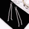 2022 Ultra-Long Pearl Dangle Earrings for Women - Trendy Korean Tassel Design