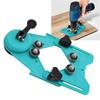 Adjustable Tile Drilling Positioning Frame with Roller Guide Structure for Wall Tile Work, Bathroom Fixture Mounting and Shelf Installation