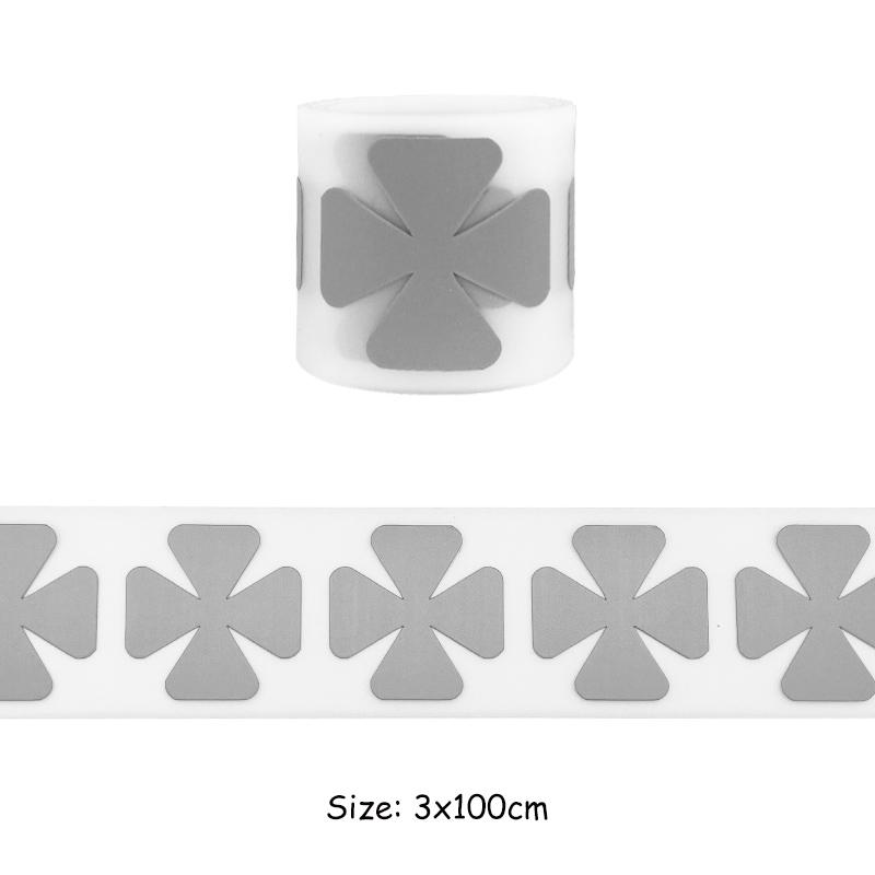 Nastro Riflettente Argento Termoadesivo - 10 Metri Per Sicurezza Su Abbigliamento E Borse - Foto 6